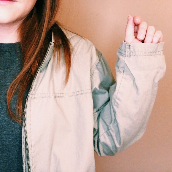 Vintage Sage Green Blassport Utility Jacket - Picture 4 of 8